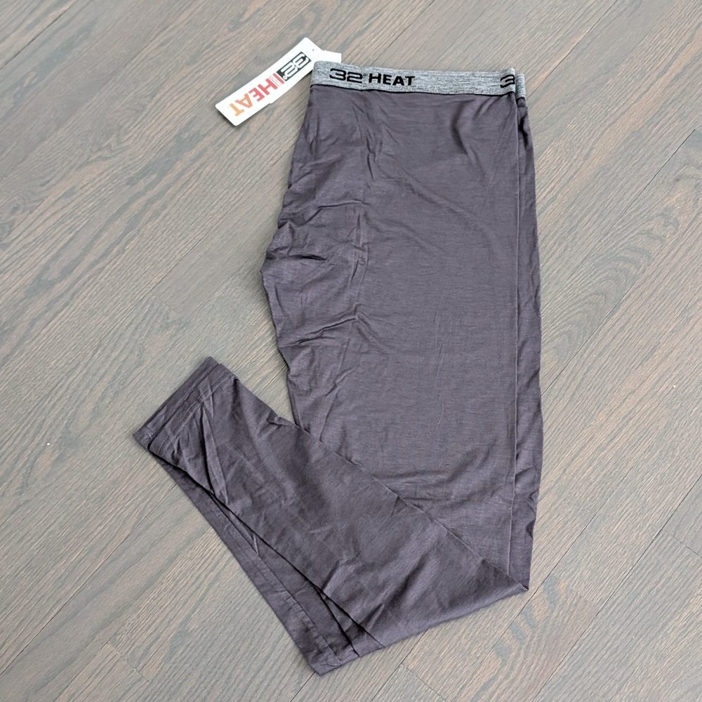 32 Degrees Men's Lightweight Baselayer Legging - Gray / XXL